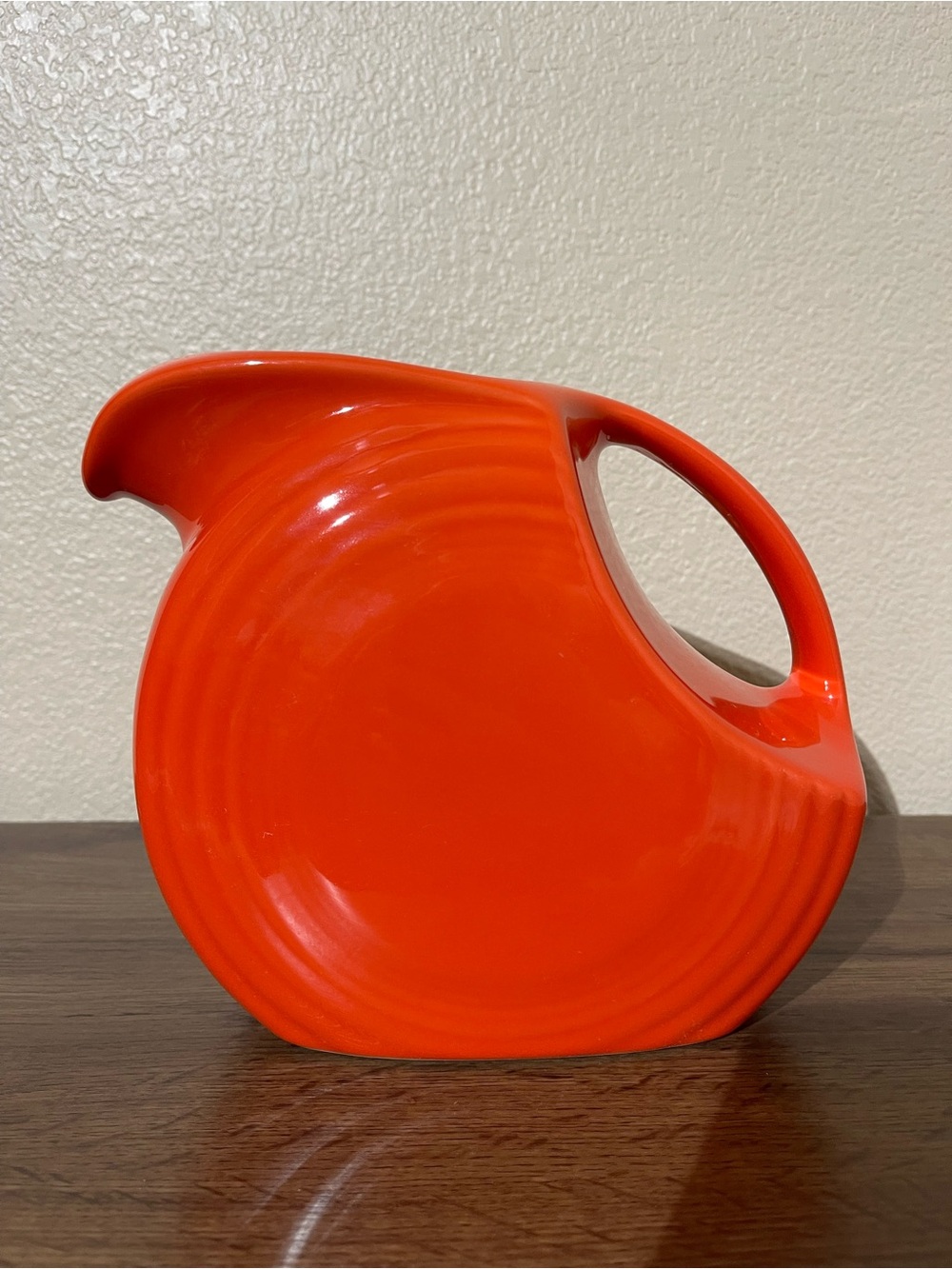 Fiesta Bright Orange Disc Pitcher